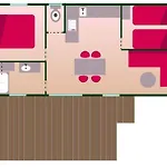 Кемпинг Mobil Avec Terrasse - 2 Chambres, Jusqu'a 5 Pers. - Api-1-52-623 Salles-Curan